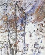 Lovis Corinth Walchensee, Schneelandschaft oil